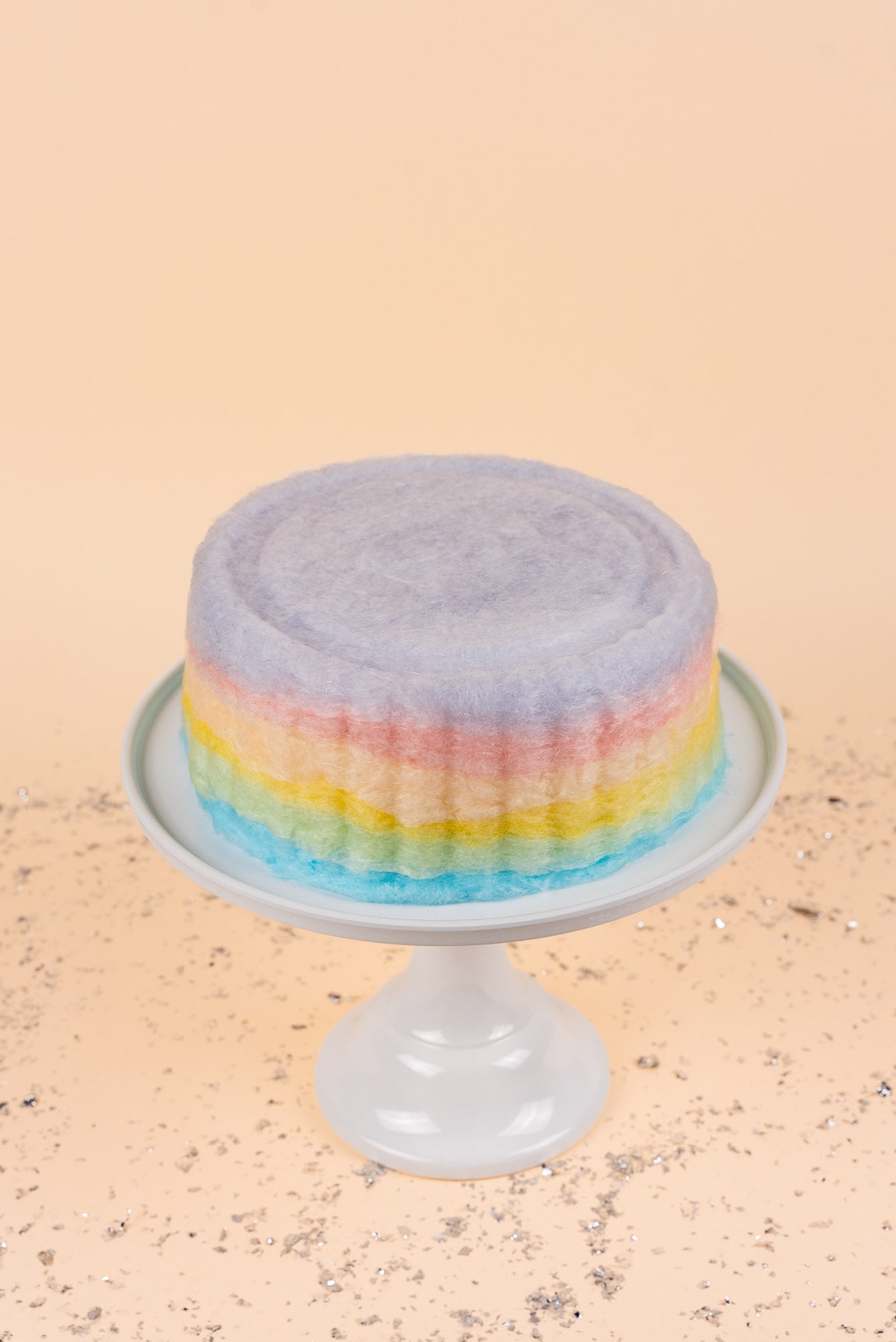 cotton candy birthday cake