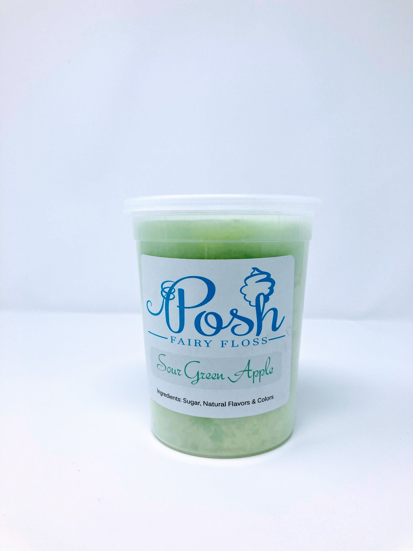 Sour Green Apple Cotton Candy large