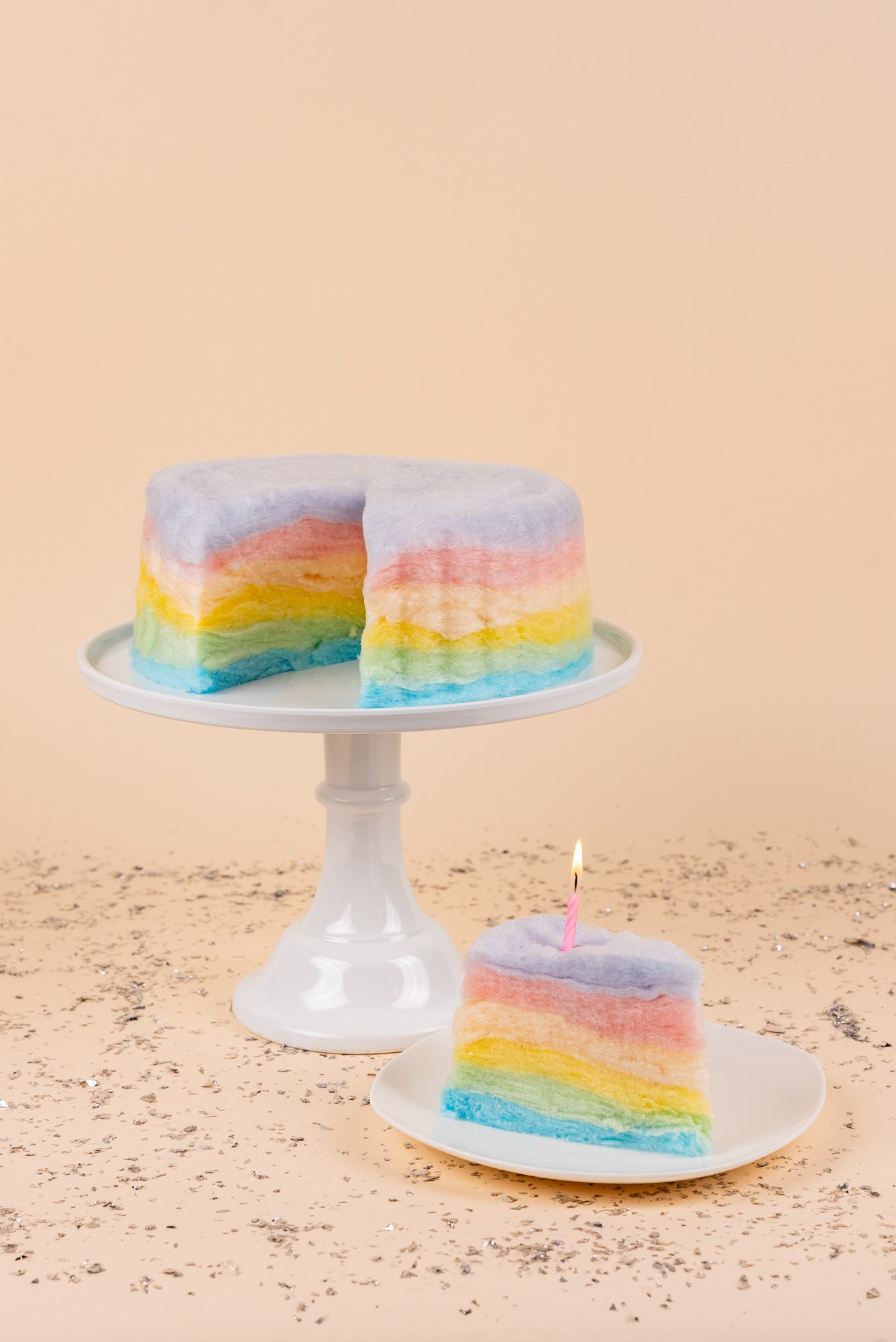 cotton candy cake