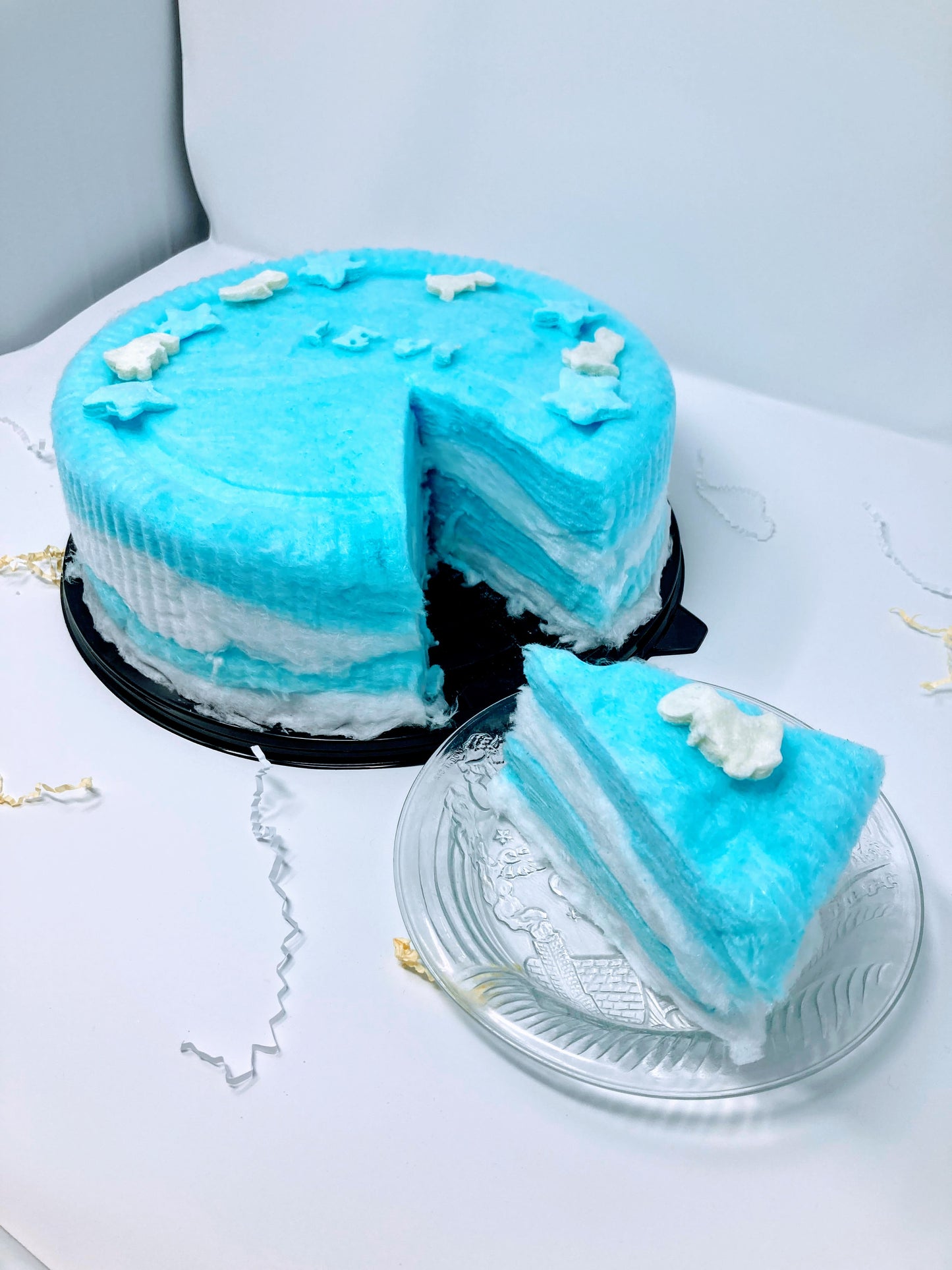 Blue Skies Cotton Candy Cake Posh Fairy Floss